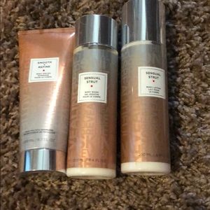 Set of 3  Smooth + Refine  Body Polish/wash/lotion